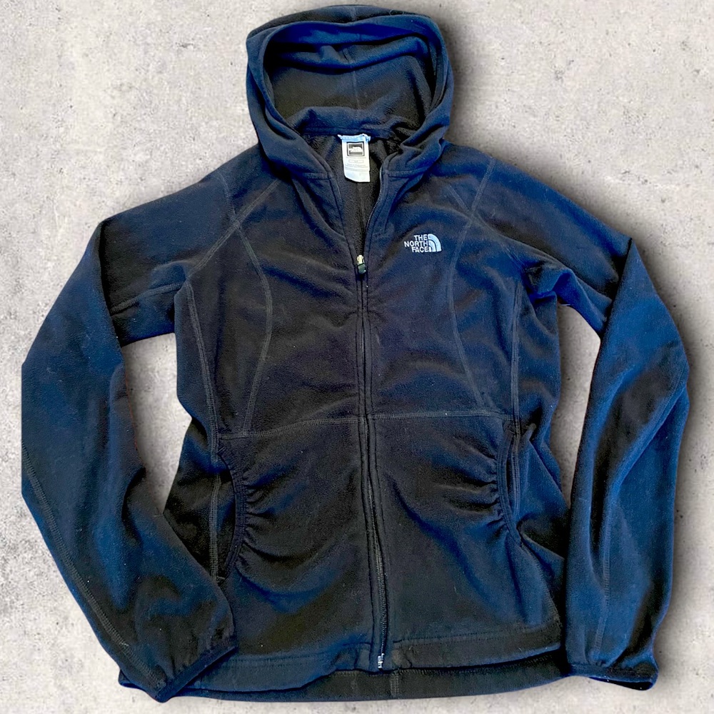 ⬇️ The North Face Black Hooded Mason Fleece Women's, size S